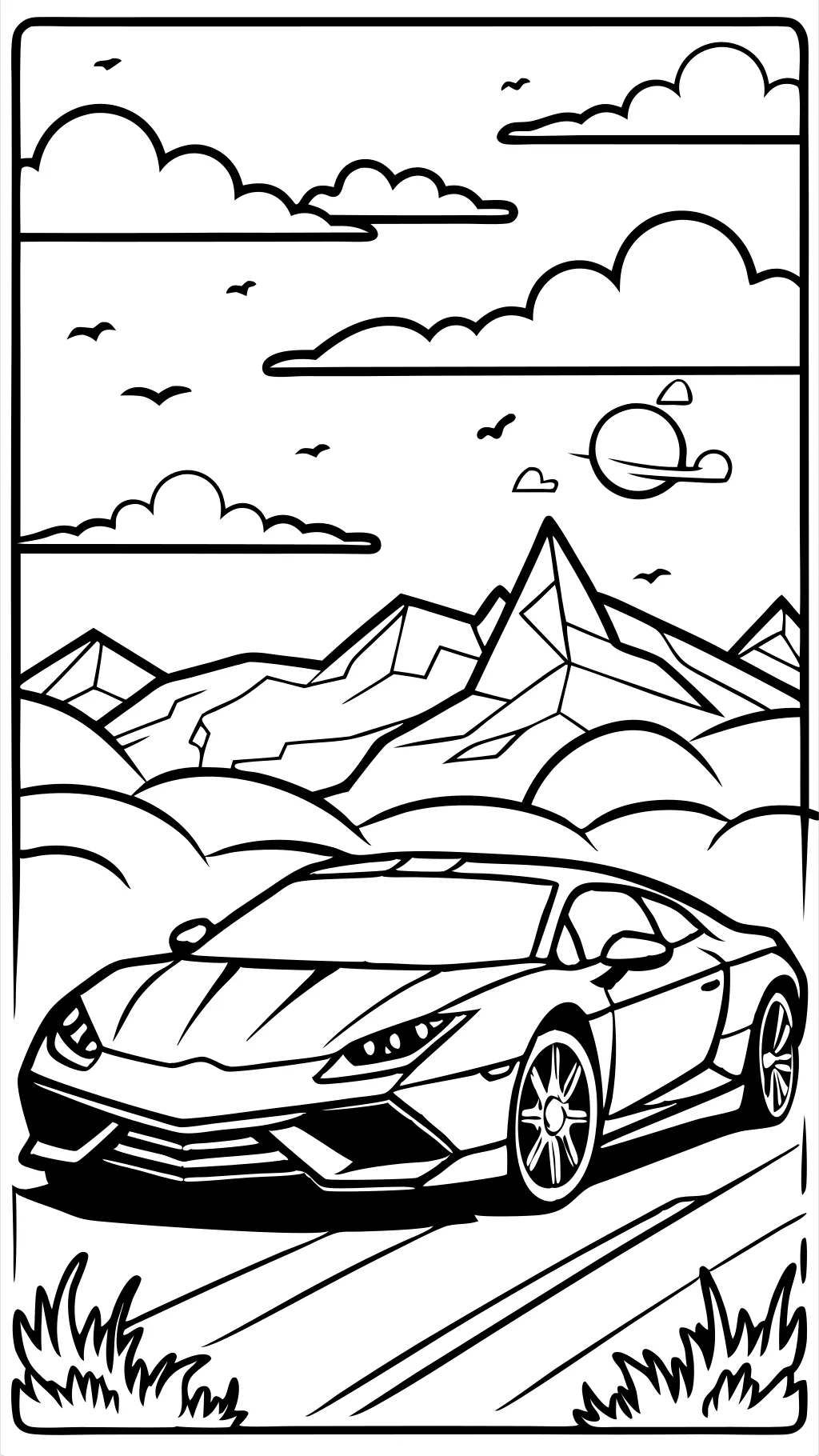 lambo coloring pages